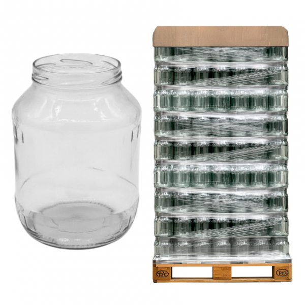 FSC Słoik Facete 1700ml TO82 - Paleta 1032 szt.