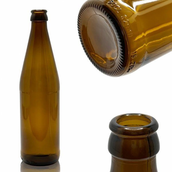 Stylish beverage shelf with Vichy amber bottles