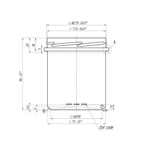 sloik-szklany-350-ml-0.35-l-fi-82-2860-sztuk-paleta-lemon-tree-glass