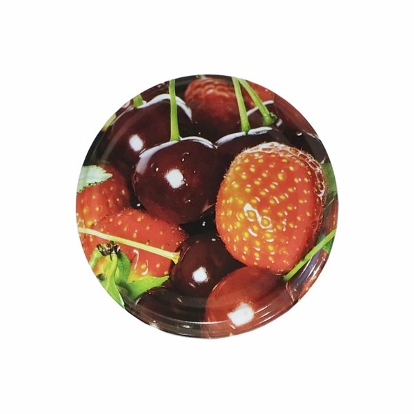 Example usage of TO-82 lids with fruit preserves