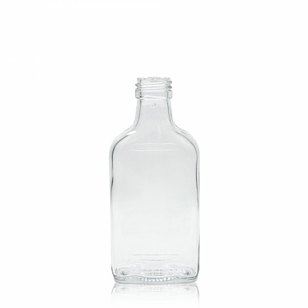 Szklana butelka PIERSIÓWKA 200 ml (68.5 mm) na alkohol – dostępna w hurcie.