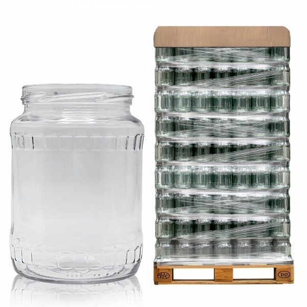 VGA Słoik Facete 720ml Fi 82 - Paleta 2448 szt