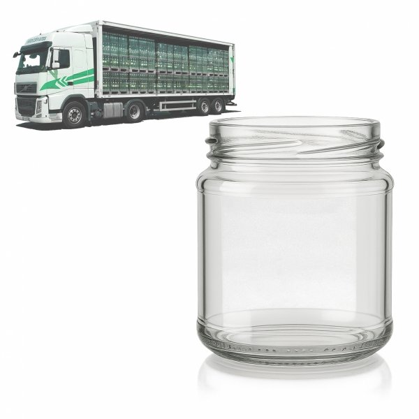 Słoik 212 ml fi 66 – widok z przodu