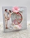 Elegancka kartka ślubna handmade z personalizacją