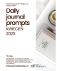 KWIECIEŃ 2025 - Daily Journal Prompts Codzienne pytania do Journalingu DIGI 
