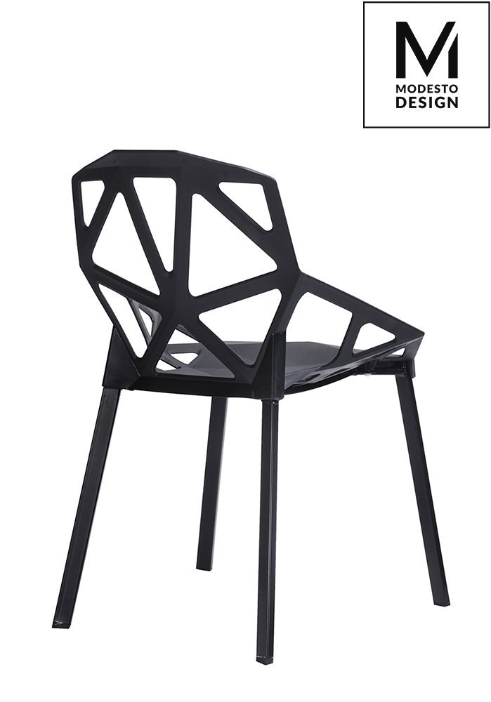 Krzesło SPLIT MAT czarne