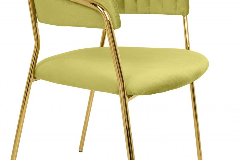 Krzesło MARGO jasnozielone siedzisko