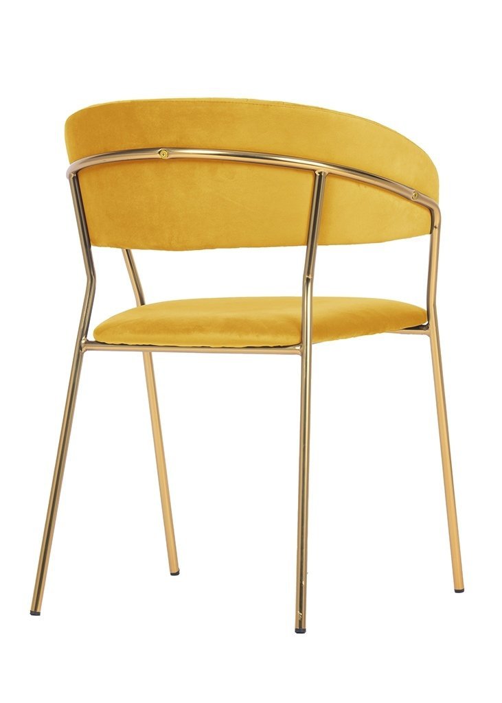 Krzesło MARGO żółte skos