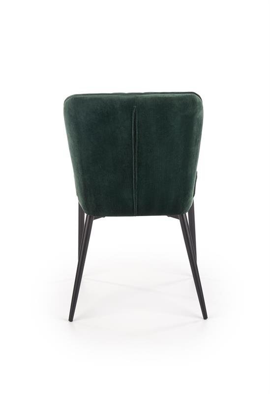 Krzesło K399 VELVET ciemno zielone