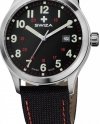 Zegarek KRETOS Gent, SST, black/red, black WAT.0251.1005