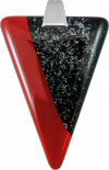 Wisior Trójkąty MURANO GLASS T23