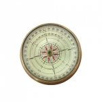 Kompas soczewkowy - mosiądz i szkło NC2119