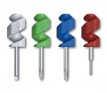 4 mini-śrubokręty z różnymi końcówkami 2.1201.4