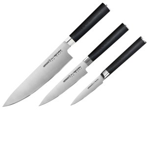 Samura MO-V zestaw 3 noży kuchennych box