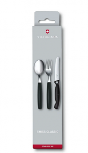 Victorinox Swiss Classic Zestaw do warzyw i owoców, nóż, widelec i łyżka