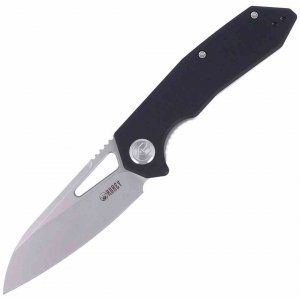Nóż Kubey Knife New Vagrant Black G10, Sandblast AUS-10 (KU291A)