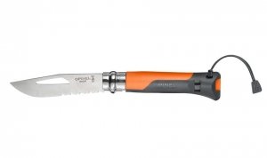 Nóż Składany Opinel No 08 Inox Outdoor Orange 
