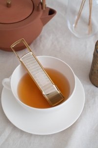 DROSSELMEYER - Zaparzacz do herbaty, złoty
