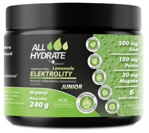 MEDICALINE Aliness AllHydrate Elektrolity Junior Lemonade 240 g
