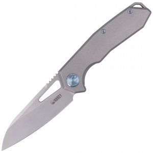Nóż Kubey Knife Vagrant, Gray Titanium, Sandblast (KB284A)