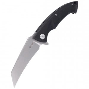 Nóż Kubey Knife Anteater, Black G10, Sandblast D2 (KU212A)