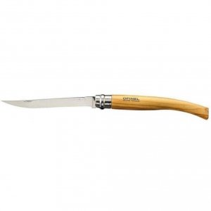 Nóż Składany Opinel Slim No 12 Inox Olivewood GRAWER NA RĘKOJEŚCI GRATIS !