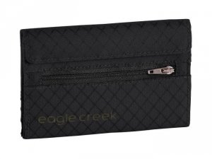 Eagle Creek RFID Int Tri-Fold Wallet Jet Black
