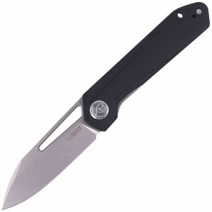 Nóż Kubey Knife Royal, Black G10, Bead Blasted D2 (KU321A)
