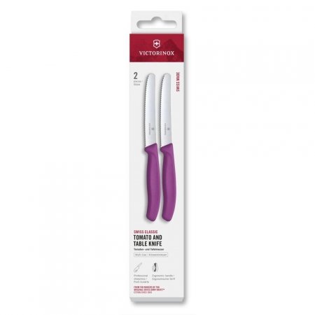 Zestaw 2 noży ząbkowanych do warzyw i owoców Swiss Classic Victorinox