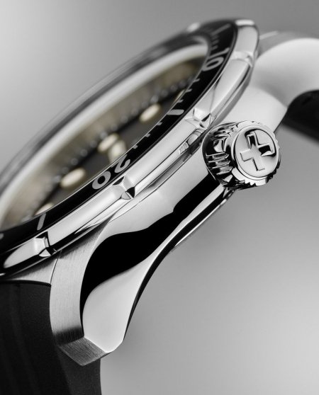Zegarek SWIZA Tetis Gent SST black-black WAT.0461.1001