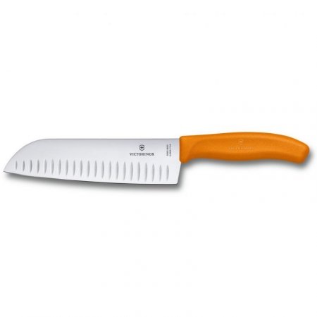 Nóż Santoku Swiss Classic z ryflowanym ostrzem 6.8526.17L9B Victorinox