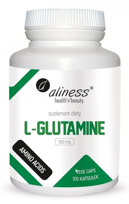 L-Glutamine 500 mg x 100 Vege caps Aliness