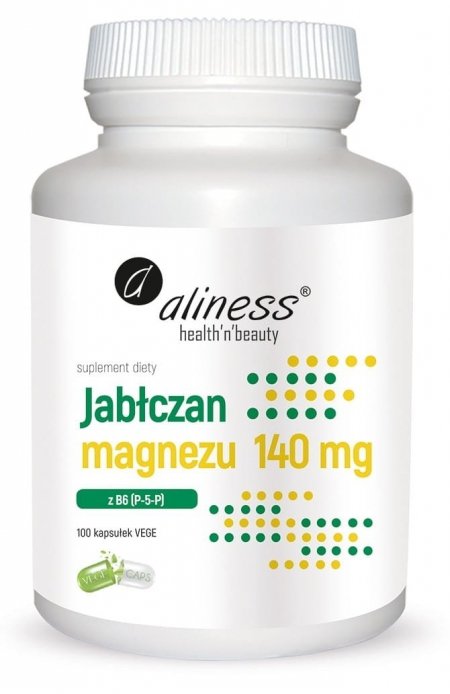MEDICALINE Jabłczan Magnezu 140 mg z B6