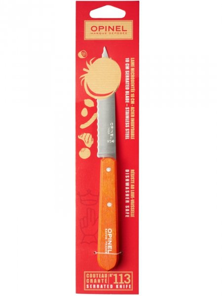 Nóż kuchenny do warzyw Opinel Pop Orange No 113