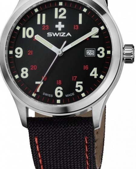 Zegarek KRETOS Gent, SST, black/red, black WAT.0251.1005