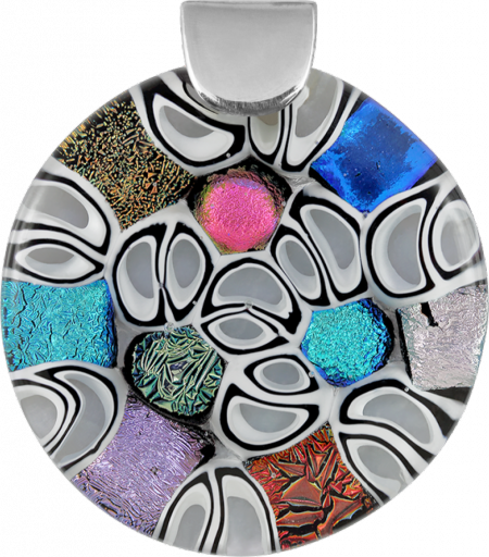 Wisior Koło MURANO GLASS KA846