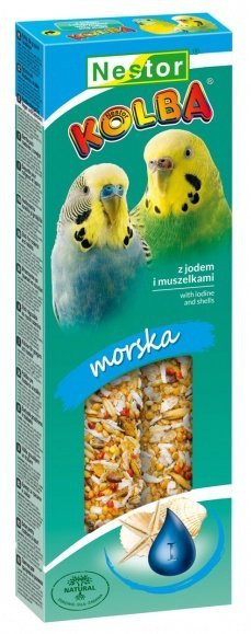 Nestor Kolba Papuga mała morska - jod i muszle 2szt
