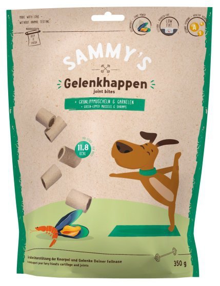 Sammy&#039;s Joint Bites Paszteciki na stawy Małże i krewetki 350g