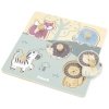 VIGA PolarB Drewniane Puzzle Zwierzęta z Pinezkami