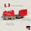 BIG Pociąg Towarowy Wagon z Wywrotką Zabawka do Pasku