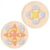CLASSIC WORLD Pastelowa Mandala Układanka Montessori Mozaika Kwiaty
