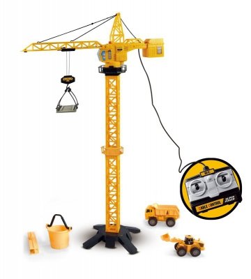 WOOPIE Dźwig Żuraw Zdalnie Sterowany 103 cm R/C Ciężarówka Koparka  + 4 Akc.