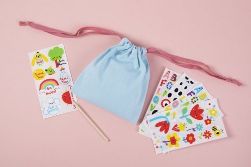 WOOPIE ART&FUN Zestaw Kreatywny Magiczna Torebka + Naklejki do Dekoracji ponad 109 szt.