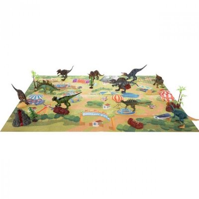 WOOPIE Duży Zestaw Figurki Dinozaury XXL + Mata "Prehistoryczny Świat"