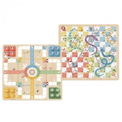 WOOPIE GREEN Gry Planszowe  Logiczne 2w1 Ludo Chińczyk + Uwolnij Zwierzątka