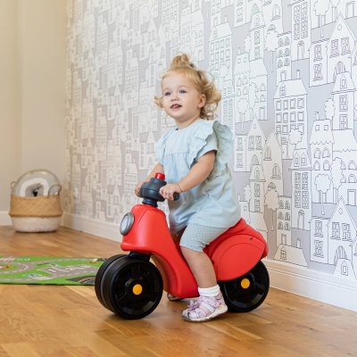 Falk Jeździk Scooter Strada Scooter Czerwony Ciche Opony od 1 Roku