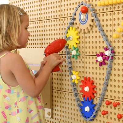 Koła Zębate Zbuduj Własny Mechanizm - Tablica Naukowo-Kreatywna Masterkidz STEM