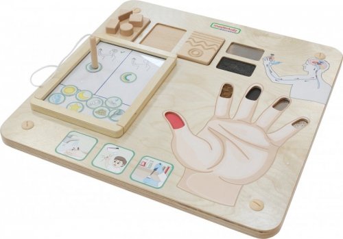 MASTERKIDZ System Do Montażu 5 Tablic Edukacyjnych Masterkidz Flex + Zestaw 5 Tablic Edukacyjnych