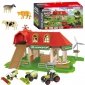 WOOPIE Zestaw Farma Zagroda Traktory + Figurki 42 el. 