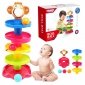 WOOPIE BABY Kulodrom Tor Kulkowy Zestaw Spirala + 3 Kulki 